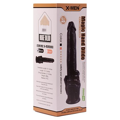 Dildo 33cm Magic Hand Negru