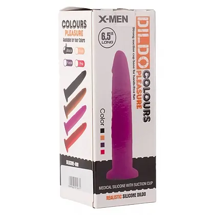 Dildo 16.5cm Colours Pleasure 4 Negru