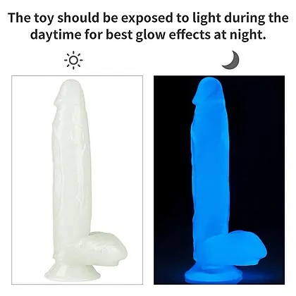 Dildo 26cm Lumino Play Alb