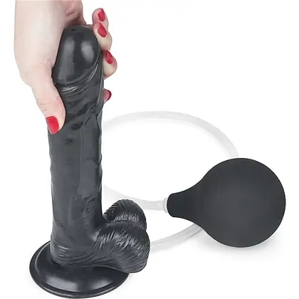 Dildo 23cm Cu Ejaculare Extremă Negru