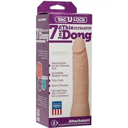 Dildo Ballsy 7inch Thin Dong