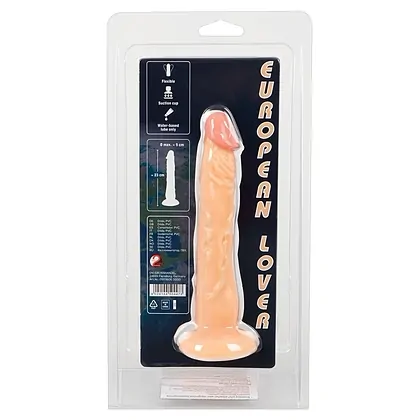 Dildo Cu Ventuză European Lover Small