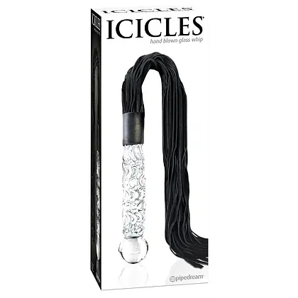 Dildo Din Sticlă Icicles Nr. 38 Transparent