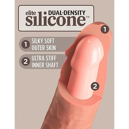 Dildo Dual Density 22 cm King Elite realist cu ventuza
