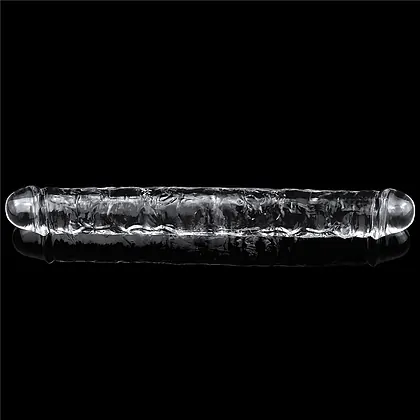 Dildo Dublu 30cm Flawless Transparent