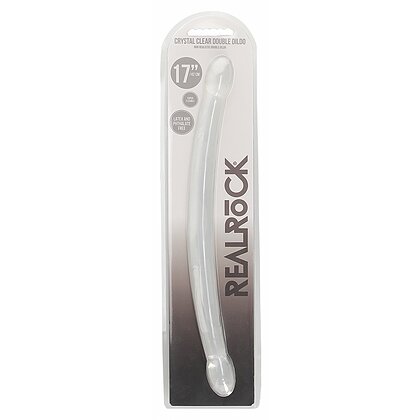 Dildo Dublu Non Realistic C Transparent