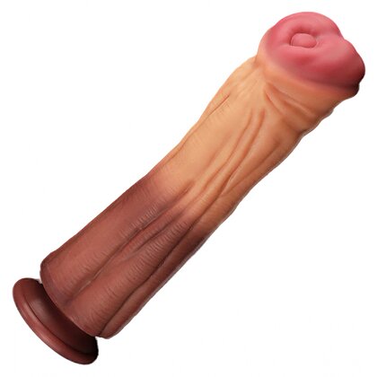 Dildo Dublu Strat Lovetoy 30cm, Ventuză Puternică