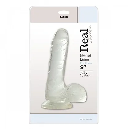 Dildo Jelly Real Rapture 23 cm Transparent