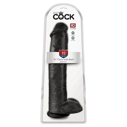 Dildo King Penis 38.1cm Negru