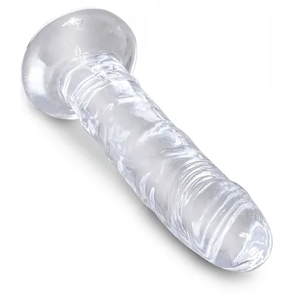 Dildo King Penis 6 Inch Clear Transparent