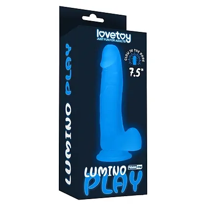 Dildo Lumino Play 21 cm Alb