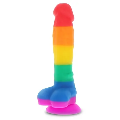 Dildo Rainbow Lover 7 Inch Multicolor