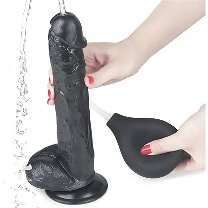 Dildo Realistic 27cm Squirting Negru