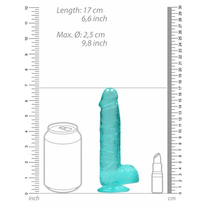 Dildo Realistic 17cm Turcoaz
