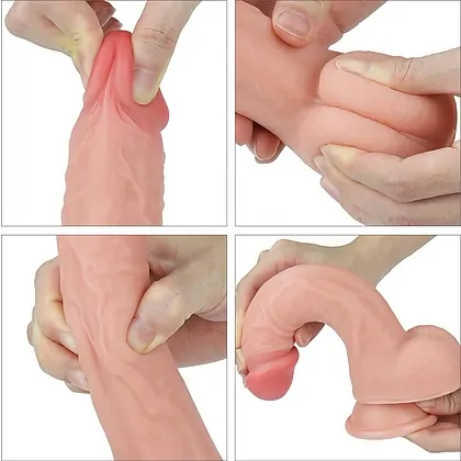 Dildo Realistic 20cm Dual-Layered