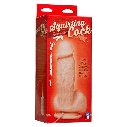 Dildo Realistic Cu Ventuză Și Ejaculare Squirting