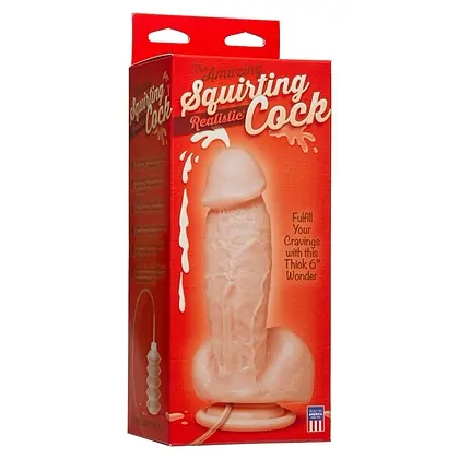 Dildo Realistic Cu Ventuză Și Ejaculare Squirting