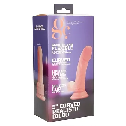 Dildo Realistic Flexible Curved