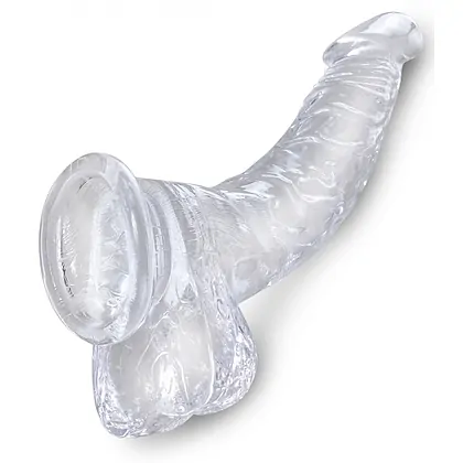 Dildo Realistic King 19cm Transparent