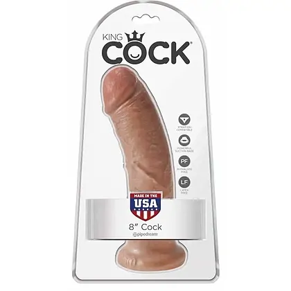 Dildo Realistic King 8 Tan