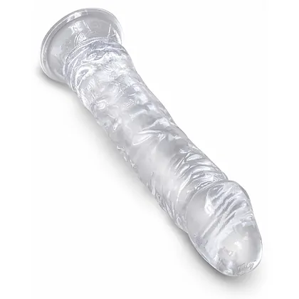 Dildo Realistic King Penis 8 Inch Transparent