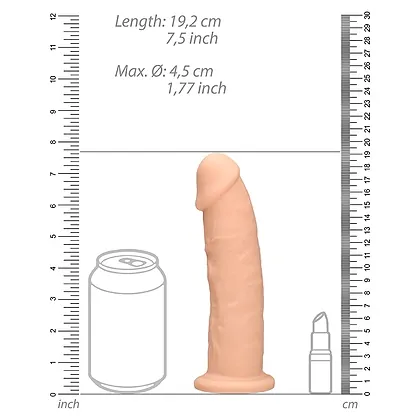 Dildo Realistic Silicon 19.2cm