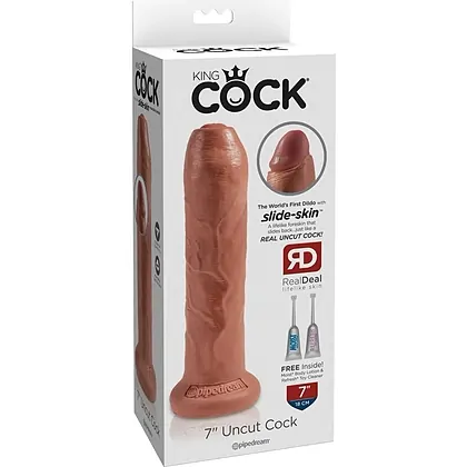 Dildo Realistic Uncut King Penis 19.1cm