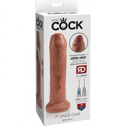Dildo Realistic Uncut King Penis 19cm