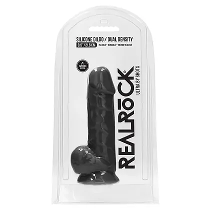 Dildo Realrock 21.6cm Negru