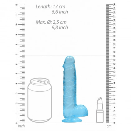Dildo Shots Realistic Albastru