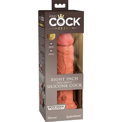 Dildo Silicon Dual-density 22cm Ventuză Puternică
