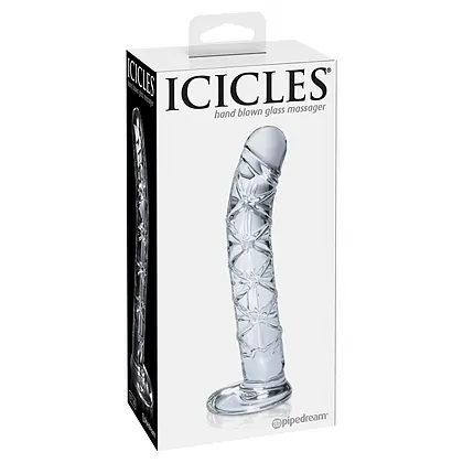 Dildo Sticla Icicles No 60 Transparent