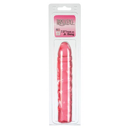 Dildo Translucence Jr Dong 19cm Roșu