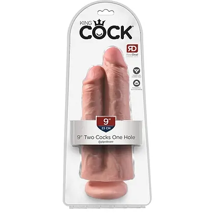 Dildo Two Penis One Hole 9 Inch