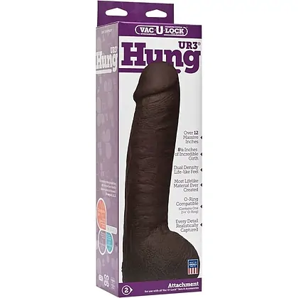 Dildo VAC-U-LOCK UR3 Hung Negru