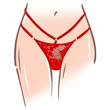 Divine Panty Vibe Roșu