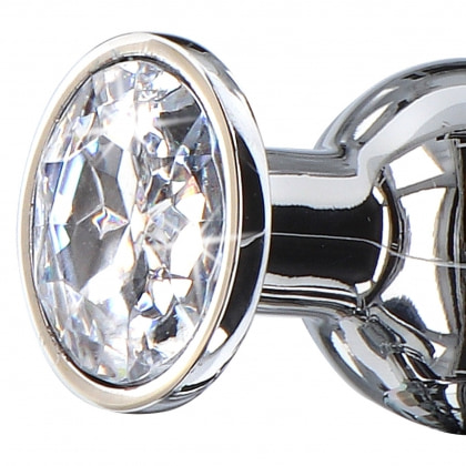 Dop Anal Diamond Bijou Small Argintiu