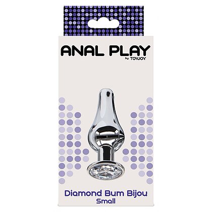 Dop Anal Diamond Bijou Small Argintiu
