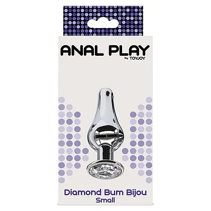 Dop Anal Diamond Bijou Small Argintiu
