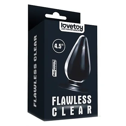 Dop Anal Flawless Clear 11.5 cm – Transparent, Moale