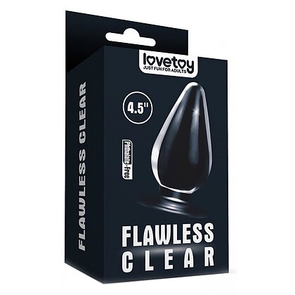 Dop Anal Flawless Clear 11.5 cm – Transparent, Moale