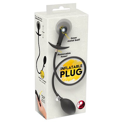 Dop Anal Gonflabil You2Toys — Umflare Controlată Negru