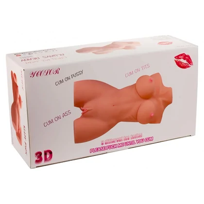 Double Hole 3D Mistress – Masturbator Discret 43cm