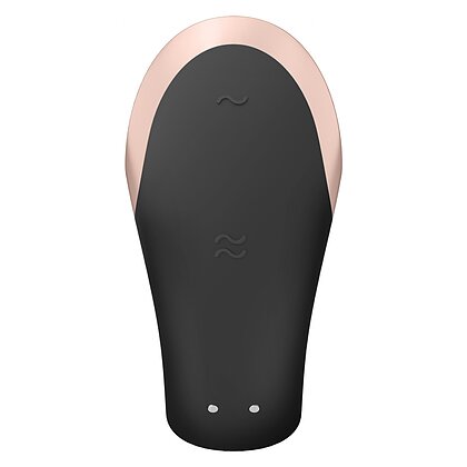 Double Love Luxury Partner Vibrator Negru