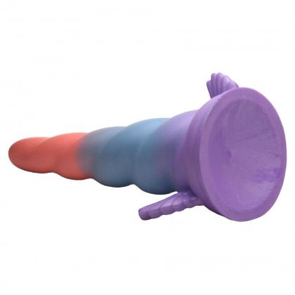 Dream Rider – Corn Unicorn Din silicon, Ventuză Puternică Multicolor