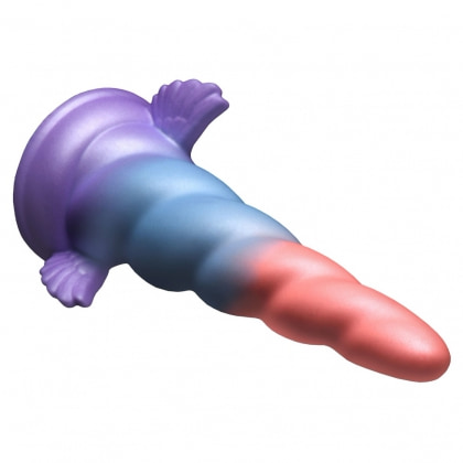 Dream Rider – Corn Unicorn Din silicon, Ventuză Puternică Multicolor