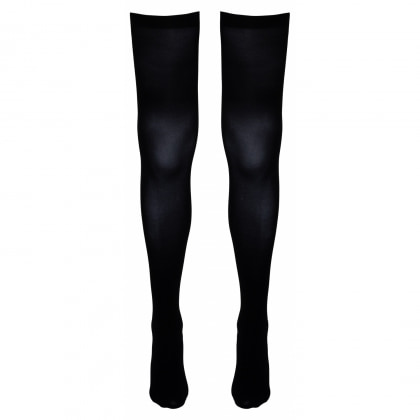Dresuri Cottelli Collection Stay-Ups Opaque Negru S-M