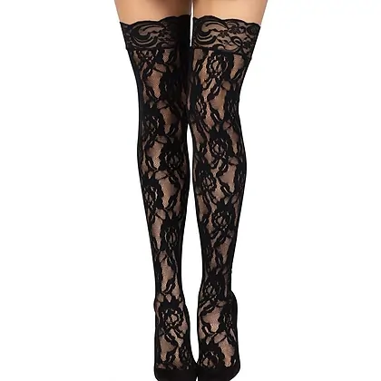 Dresuri Leg Avenue Rose Lace Negru XS-L