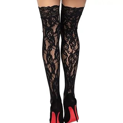 Dresuri Leg Avenue Rose Lace Negru XS-L