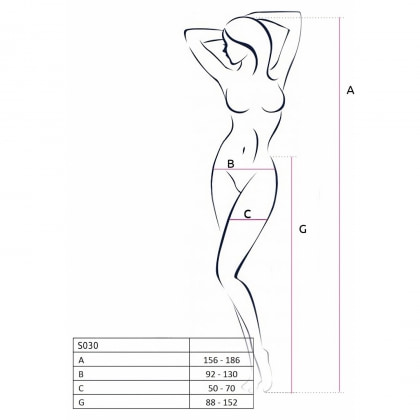 Dresuri Passion S030 Negru S-L